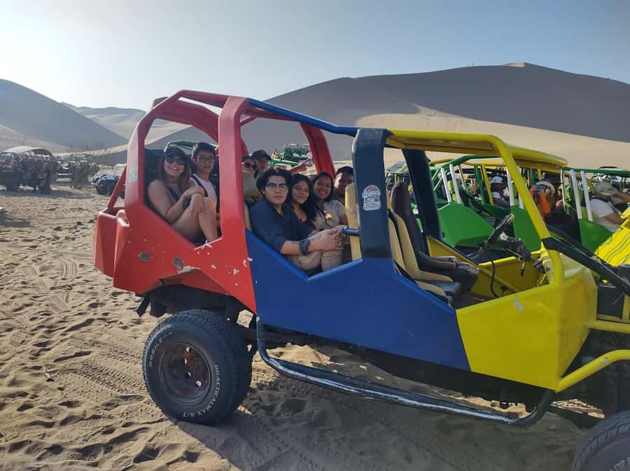 From Lima: Huacachina Oasis Tour, Winery & Desert Sunset - Sunset above the oasis