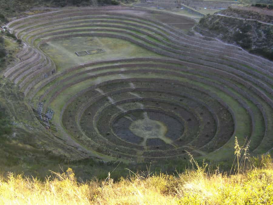 From Ollantaytambo:Private tour to Maras and Moray half day - Maras salt pools on the hillside