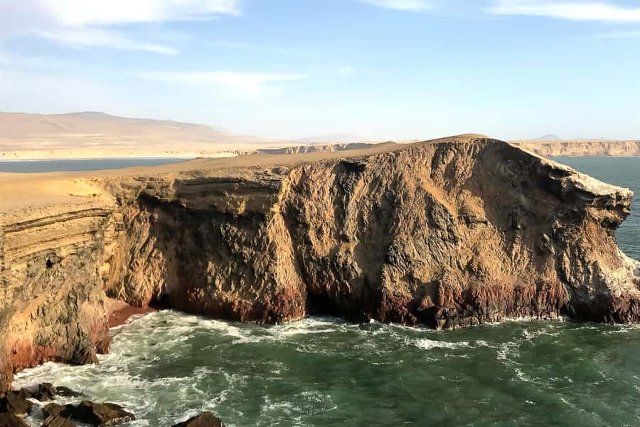 From Paracas: Ballestas Islands & Paracas National Reserve - Paracas National Reserve: desert meeting the sea