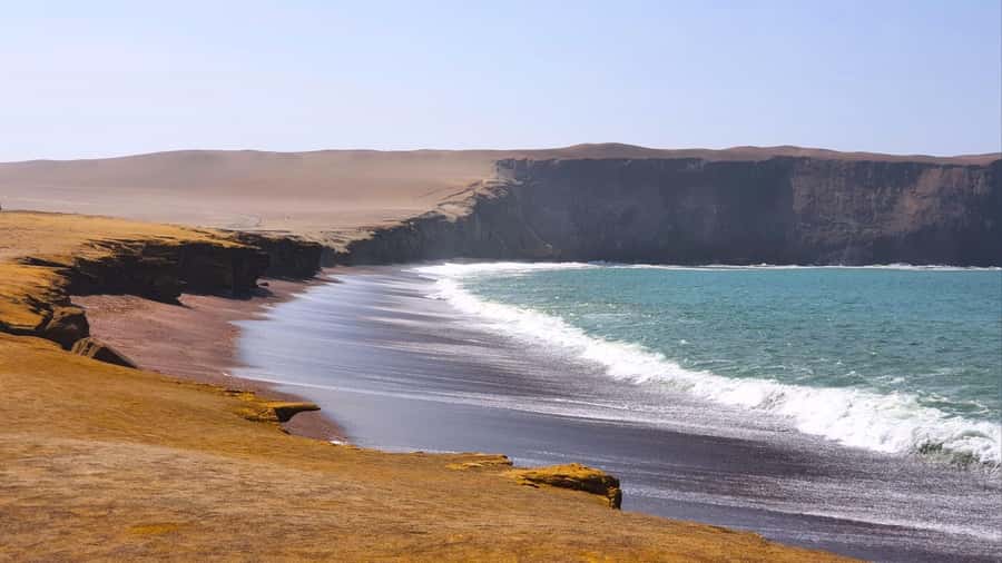 From Paracas: Paracas National Reserve Private Tour - The Cathedral viewpoint and a changed coastline