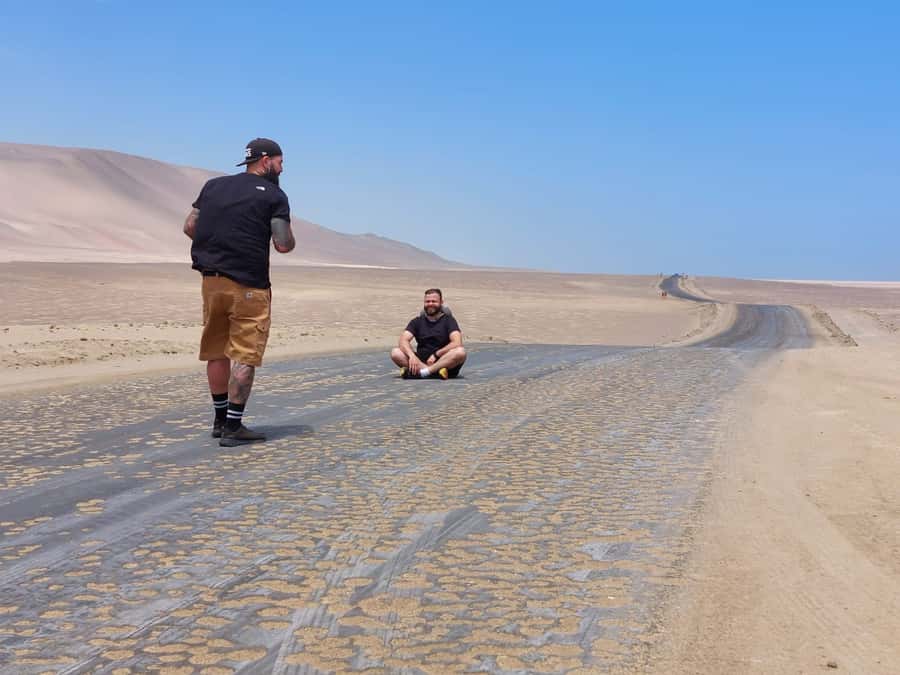 From San Martin Port: Ballestas Island & Paracas Reserve - Lagunillas Beach, a working coastal stop