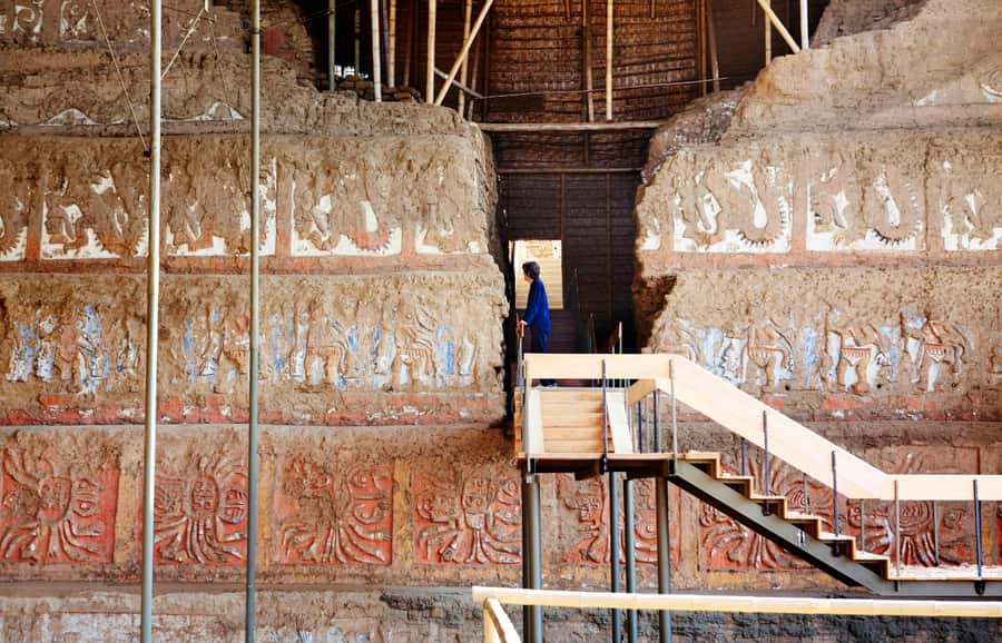 From Trujillo: Temple of the Moon and Sun and Chan Chan - Two ancient cultures in one Trujillo day