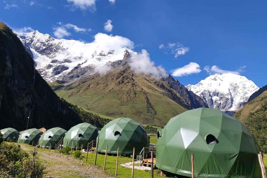 "Glamping Sky Lodge Domes" 2-Day Humantay Lake & Salkantay - Challacancha and the first climb to the Water Channel