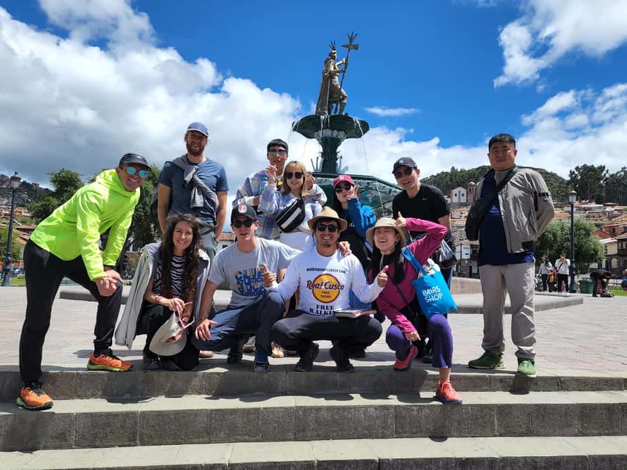 Historic/music Cusco FreeWalkingTour "free drink" Group Tour - Qoricancha and the story of the Sun Temple