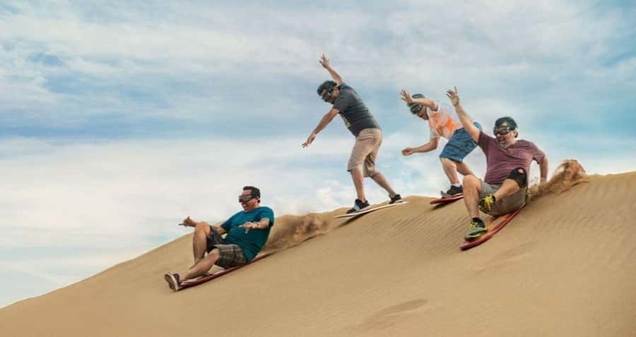Huacachina: Sandboarding and Dune Buggy Tour + Sunset - Pickup, Timing, and Group Size