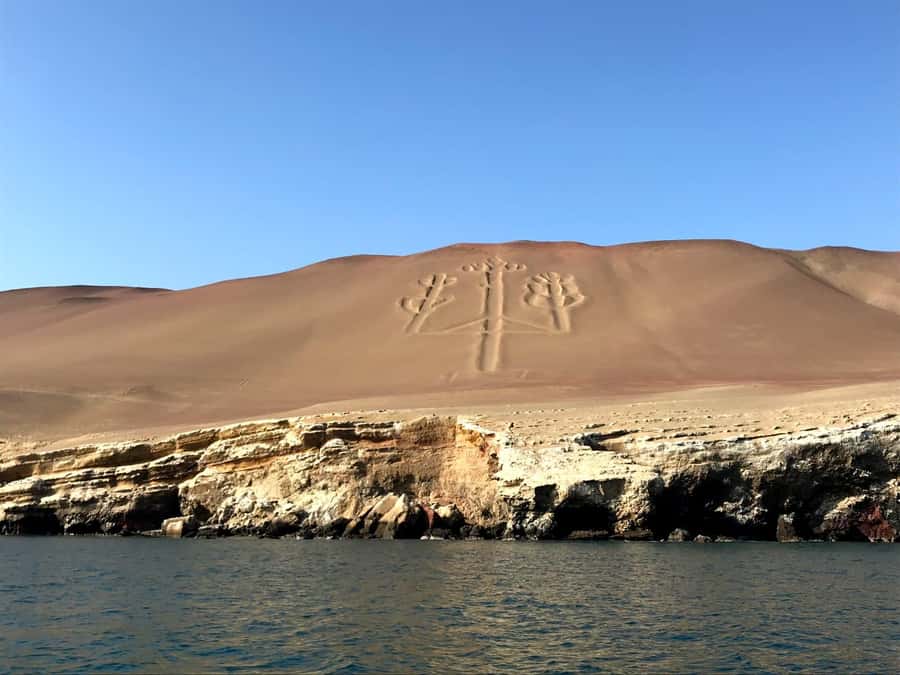 Ica: Ballestas Island & Paracas Reserve Private Tour - The Candelabro, a mystery carved into the peninsula
