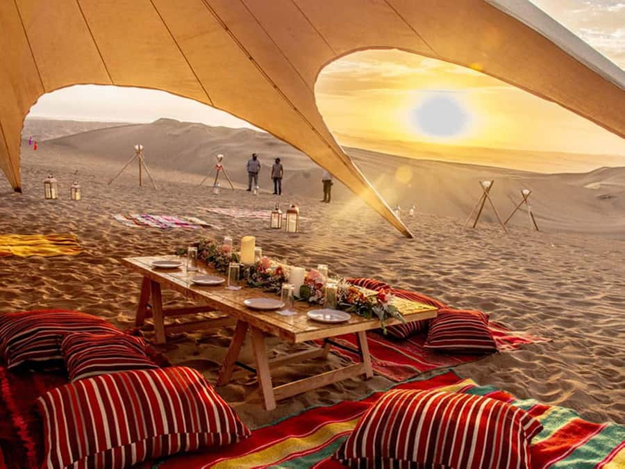 Ica | Huacachina: Desert Glamping | Night Under the Stars - What this Huacachina desert night is really like