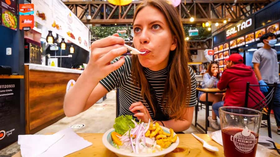 Lima: Food Tour on Local Market - Barrios Altos: starting with familiar Peruvian comfort food