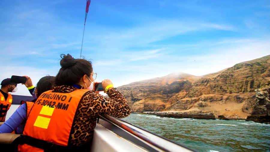 Lima | Islas Palomino Tour | Swim with Sea Lions - San Lorenzo Island and the First Wildlife Sights