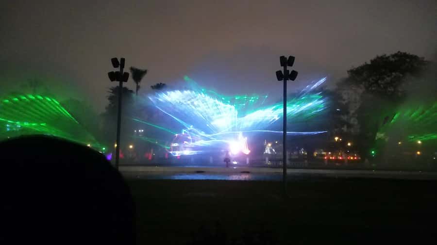 Lima: Live Magic Water Show Experience - The guide adds the meaning behind the lights