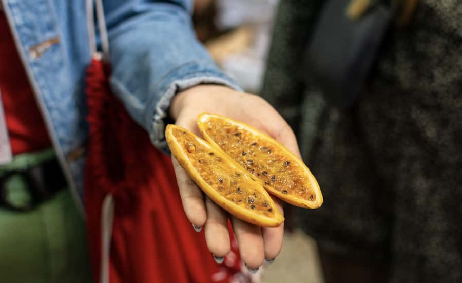 Lima: Market Tour and Cooking Class with Pisco Sour - Sitting down to eat what you made