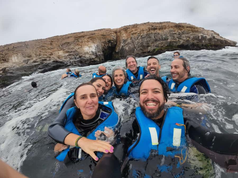 Lima: Palomino Islands Speedboat Tour & Swim with Sea Lions - Swimming beside the Palomino sea lions