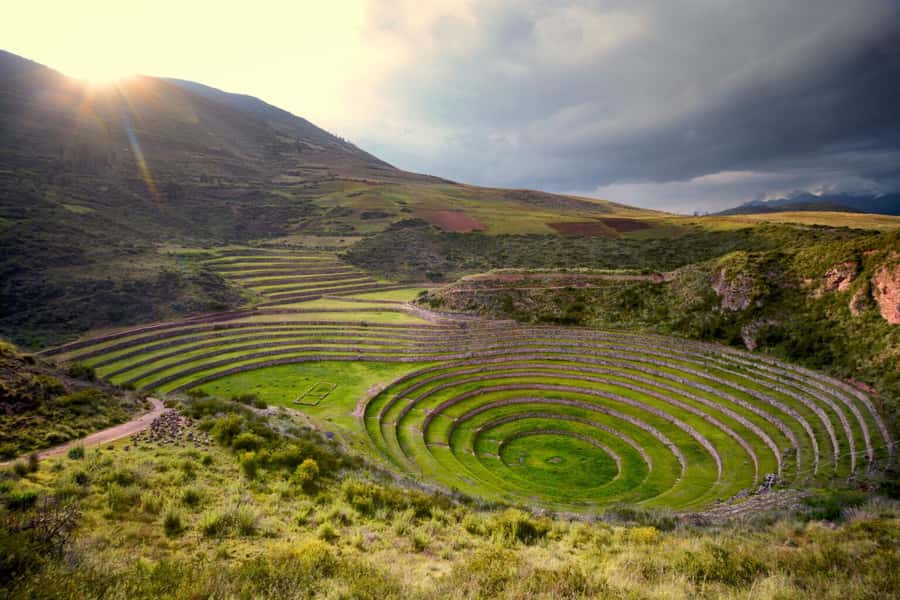 Maras Moray - Chinchero textiles and the first stop of the morning