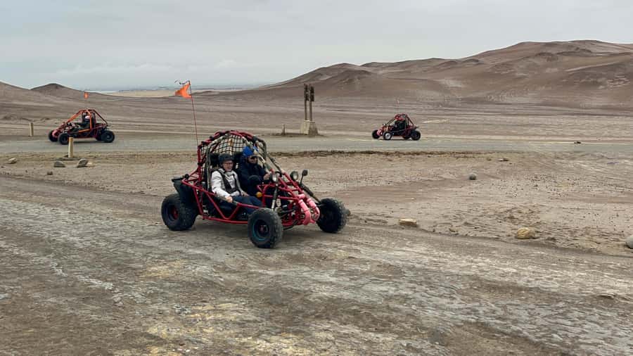 Mini Buggy GO KART in Paracas National Reserve - Setting off across the desert