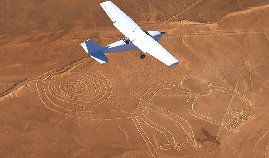 Nazca: Light aircraft flight over the Nazca Lines - Why the Nazca Lines are best seen from a plane
