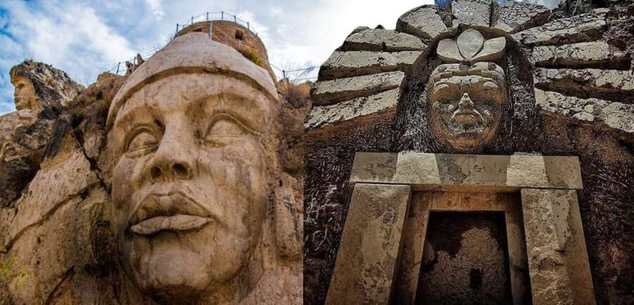 New attraction Morada de los dioses in ATVs - Riding from the base to the stone gods