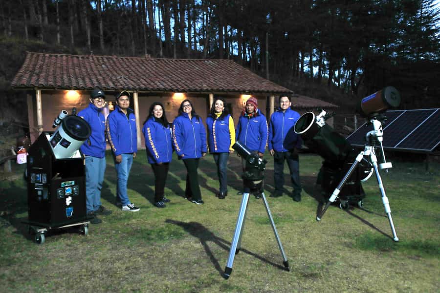 Planetarium Cusco OFFICIAL SITE: Andean Astronomy experience - The dome at 18:40