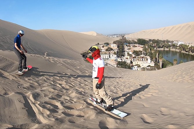 Professional Sandboard & Sandski Tour in Ica, Peru - Starting at Huacachina’s oasis at 3 p.m.