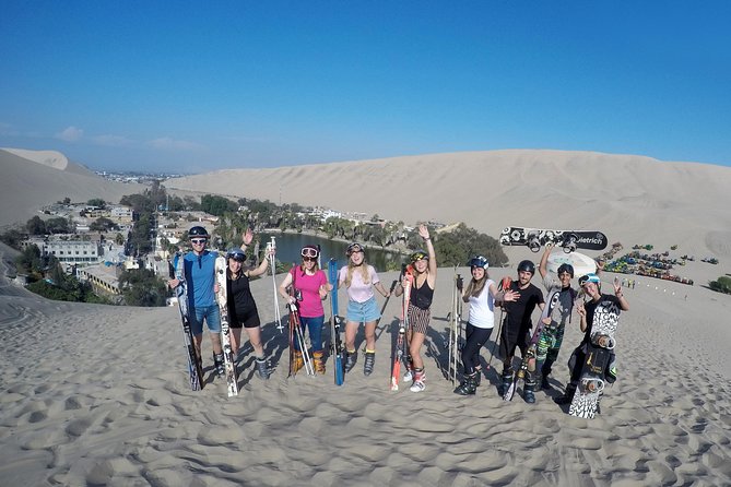 Professional Sandboard & Sandski Tour in Ica, Peru - The first hour: fitting gear and learning to move on sand