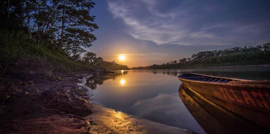Puerto Maldonado: 3-hour sunset boat ride - Leaving Puerto Maldonado at 4:30 p.m.