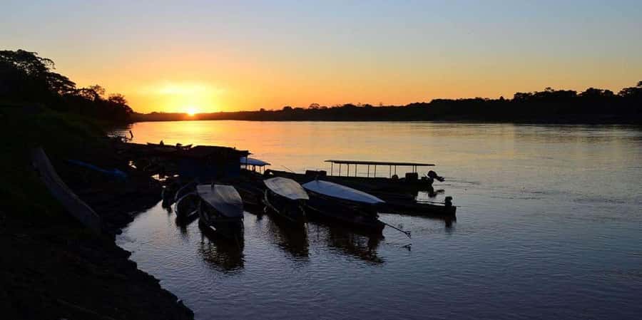 Puerto Maldonado: 3-hour sunset boat ride - Entering Tambopata National Reserve