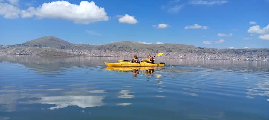 Puno: 2-day Uros Kayak Tour with Homestay at Amantani Island - Paddling from Puno port to the Uros Islands