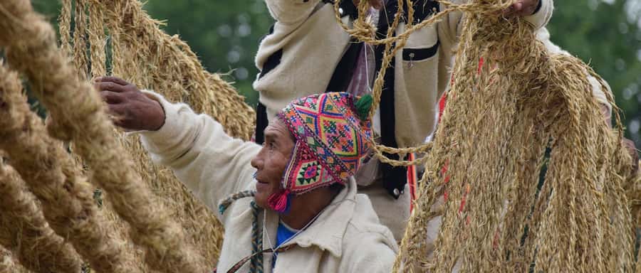 Queswachaka : Tour Inca bridge - Asnacocha and Pampamarca lagoons