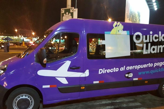 QuickLlama: Door-to-door transfer from Lima Airport to Miraflores - Door-to-door drop-off in central Miraflores