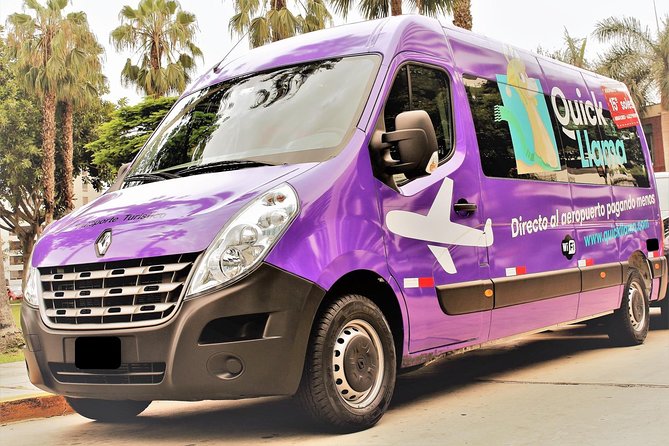 QuickLlama: Door-to-door transfer from Miraflores to Lima Airport - Quick points before you book
