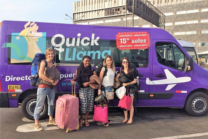 QuickLlama: Door-to-door transfer from Miraflores to Lima Airport - The shared van and the ride across Lima