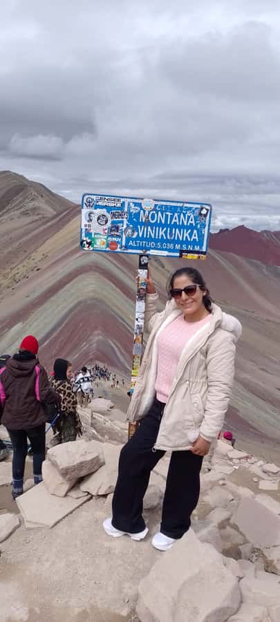 rainbown mountain Vinicunca 1 day - The descent and buffet lunch
