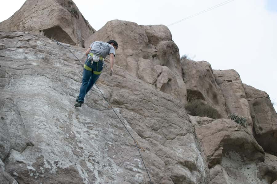 Rock Climbing in Arequipa, Perú - Three hours of routes from easy to challenging