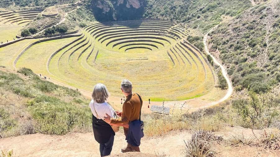 Sacred Valley: Chinchero, Moray, Ollantaytambo & Pisac+Lunch - Moray: Inca terraces shaped like giant bowls