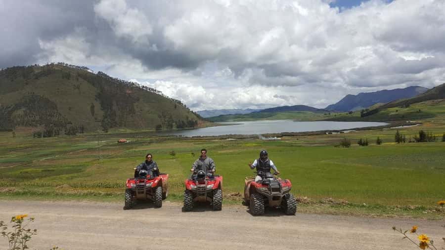 Sacred Valley: Huaypoo Lagoon and Maras by Quad Bike - ATV - The route to Riobamba and the change back to road transport