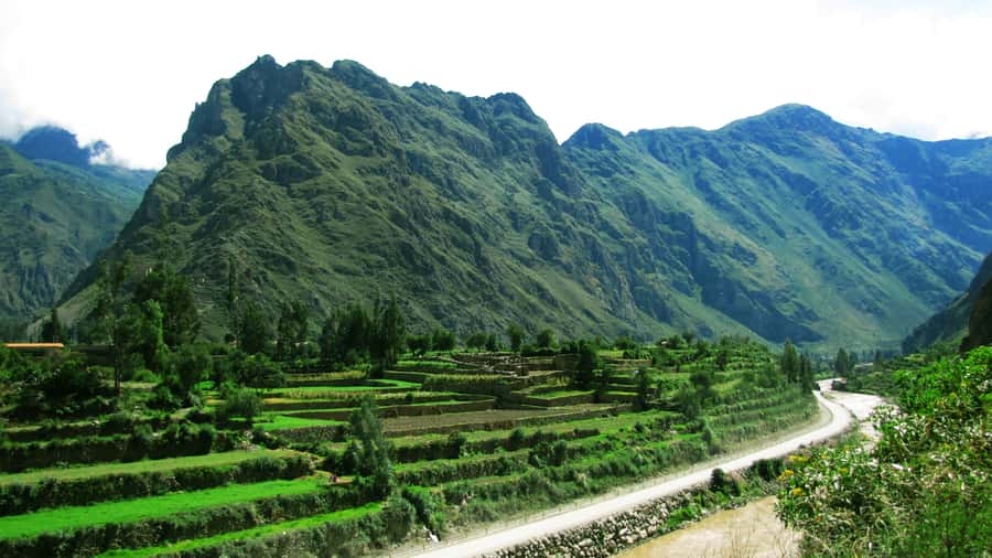 Sacred Valley & Machu Picchu by Train: 2-Day, 1-Night Tour - Pisac ruins above the valley