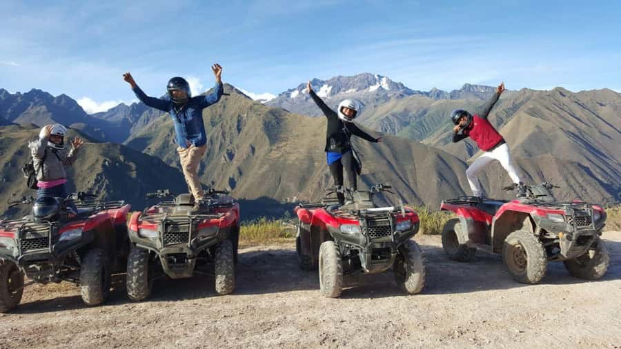 Sacred Valley: Maras & Moray ATV Tour from Cusco - Maras salt mines and the final descent