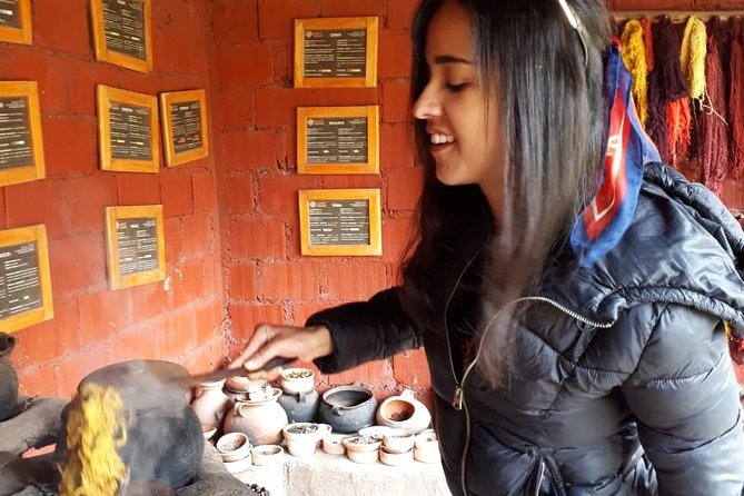 Sacred Valley Textile Workshop – Dyeing & Weaving in Cusco - Collecting plants for natural dyes
