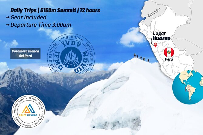 Tour Climbing Nevado Mateo | Your First 5,150 m Summit | 12 Hours - Key points before you book