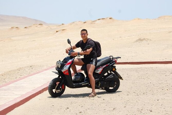 Visit the Paracas National Reserve on a SCOOTER - Starting at PlayaRoja Tours in Paracas