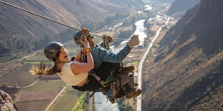Zipline over the Sacred Valley Trip - The canyon views are part of the ride